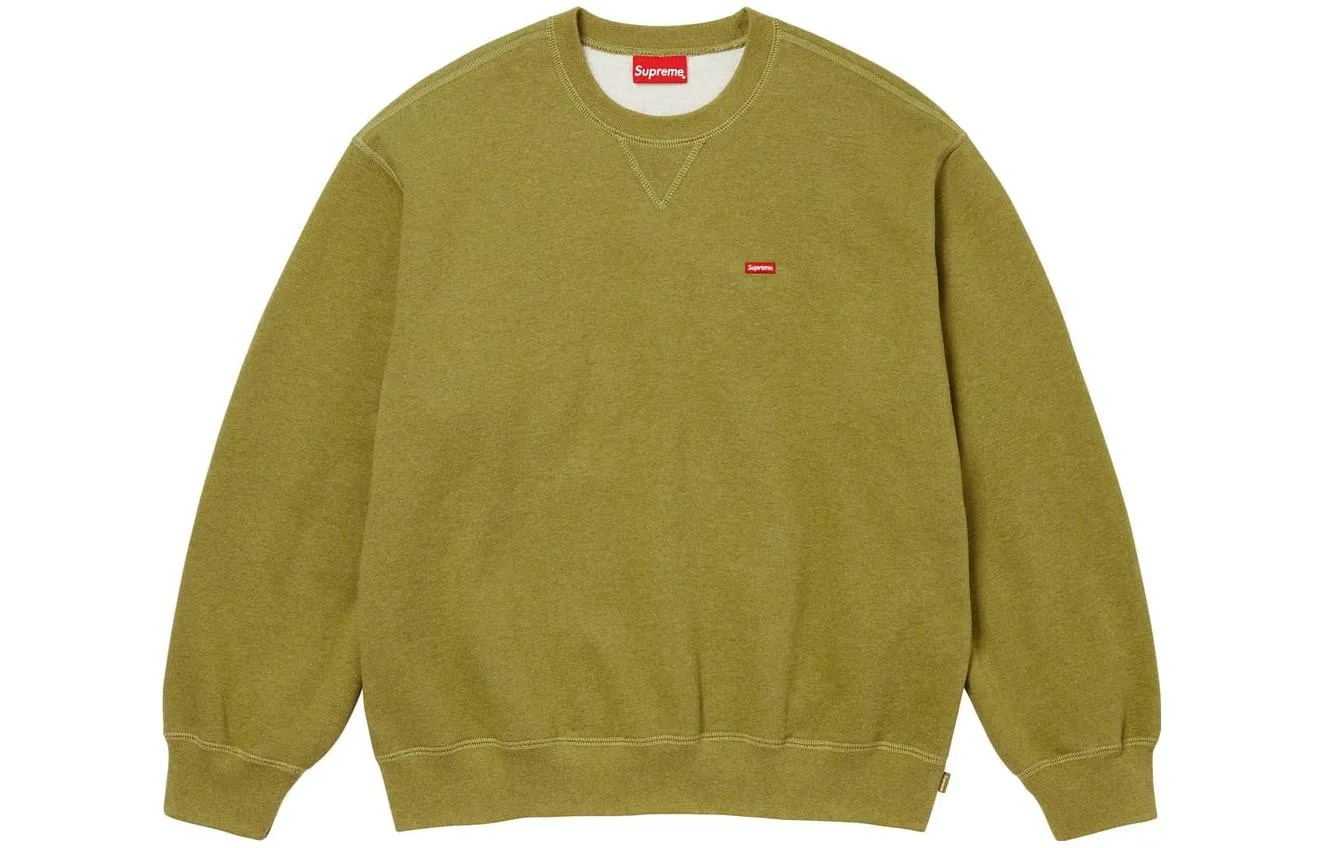 Supreme FW23 Week8 Small Box Crewneck Logo Sweater 'Yellow' SUP-FW23-153 sold by KicksCrew product image thumbnail 2