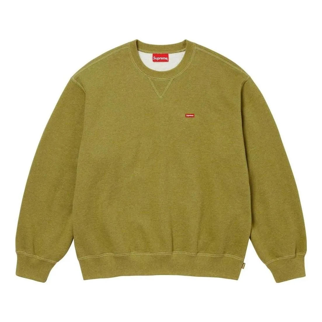 Supreme FW23 Week8 Small Box Crewneck Logo Sweater 'Yellow' SUP-FW23-153 sold by KicksCrew