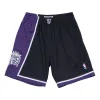 Mitchell & Ness NBA Swingman Shorts Sacramento Kings Road 2000-01 'Black Purple' SMSHGS18250-SKIBLCK00 sold by KicksCrew