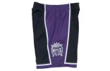 Mitchell & Ness NBA Swingman Shorts Sacramento Kings Road 2000-01 'Black Purple' SMSHGS18250-SKIBLCK00 sold by KicksCrew
