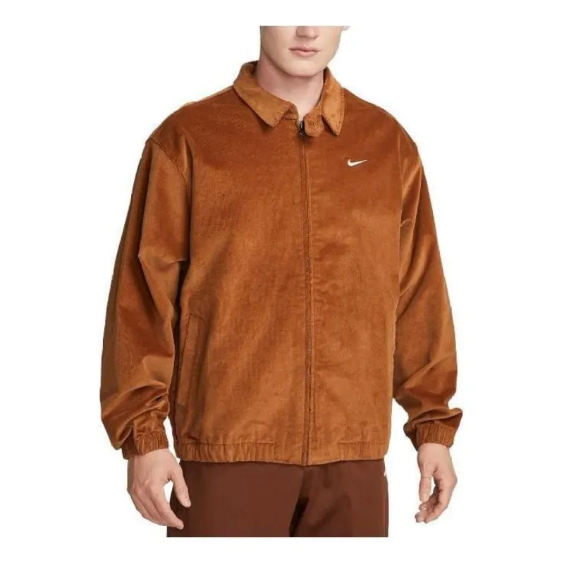 Nike Life Harrington Jacket 'Brown' DX9070-270 sold by KicksCrew