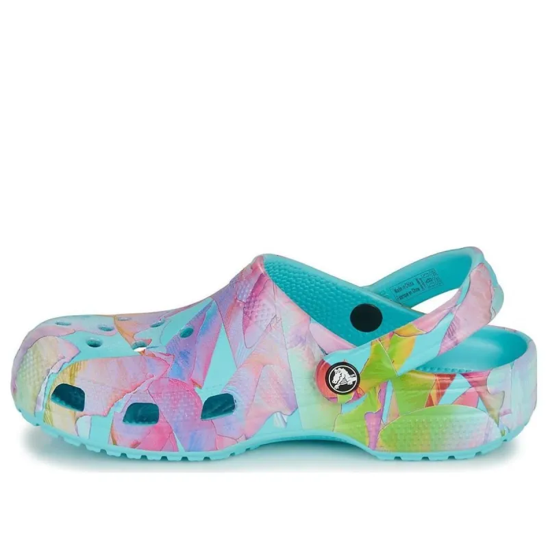 Crocs Classic Palm Print Clogs 'Neptune Multi' 208587-4NQ sold by KicksCrew