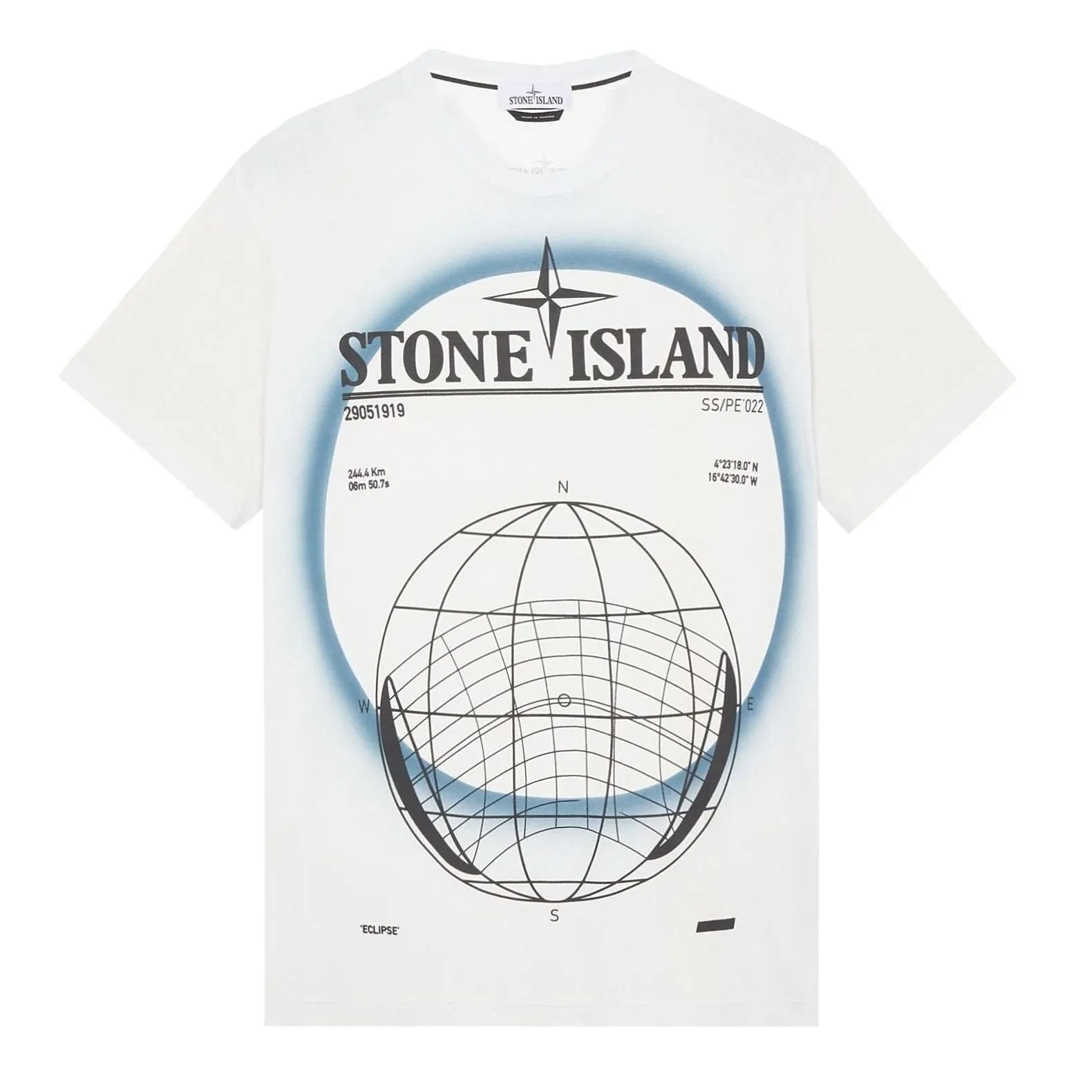 STONE ISLAND Plain Logo T-shirt 'White' 76152NS96-V0003 sold by KicksCrew