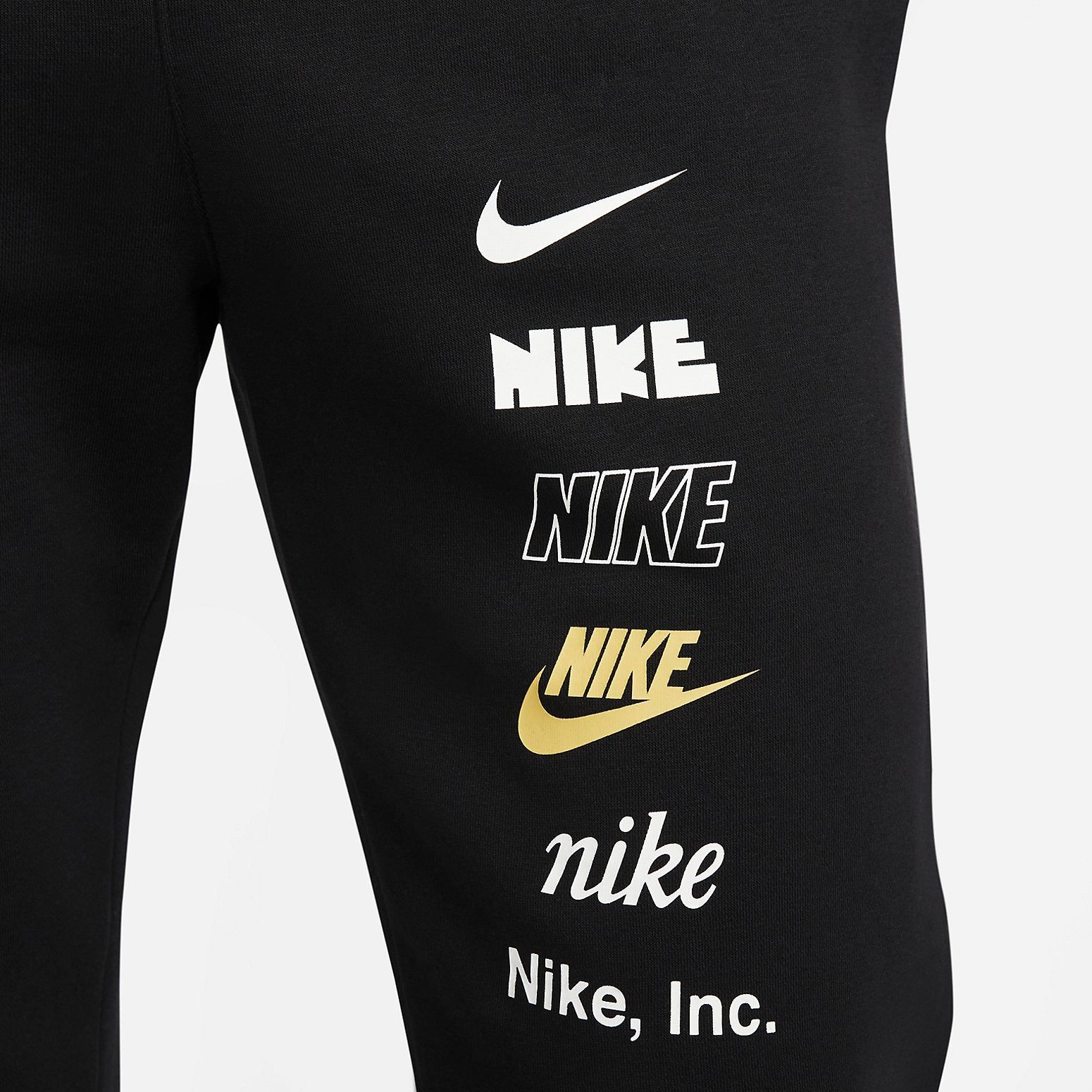 Nike Club Fleece Logo Pants 'Black' DX0796-010 sold by KicksCrew product image thumbnail 4