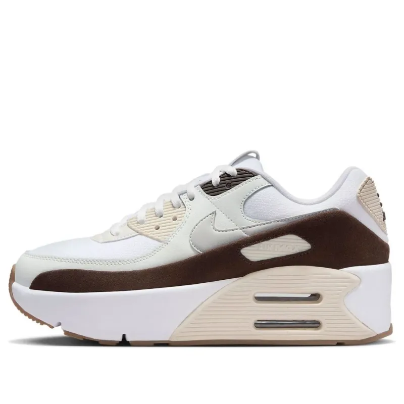 (WMNS) Nike Air Max 90 LV8 'White Baroque Brown' FD4328-102 sold by KicksCrew