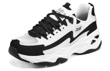(WMNS) Skechers DLITES 4.0 'White Black' 896114-WBK sold by KicksCrew