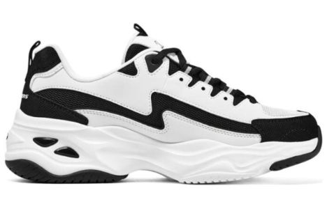 (WMNS) Skechers DLITES 4.0 'White Black' 896114-WBK sold by KicksCrew