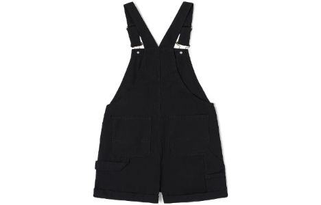 (WMNS) Vans Ground Work Shortall 'Black' VN0A5LMWBLK sold by KicksCrew