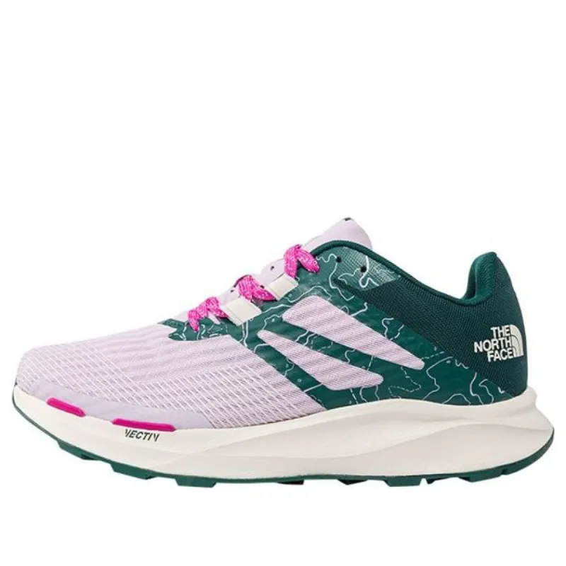 (WMNS) THE NORTH FACE Vectiv Eminus Running Shoes ' Ponderosa Green Valley Topo Print Lavender Fog' 5G3M-9Y8 sold by KicksCrew