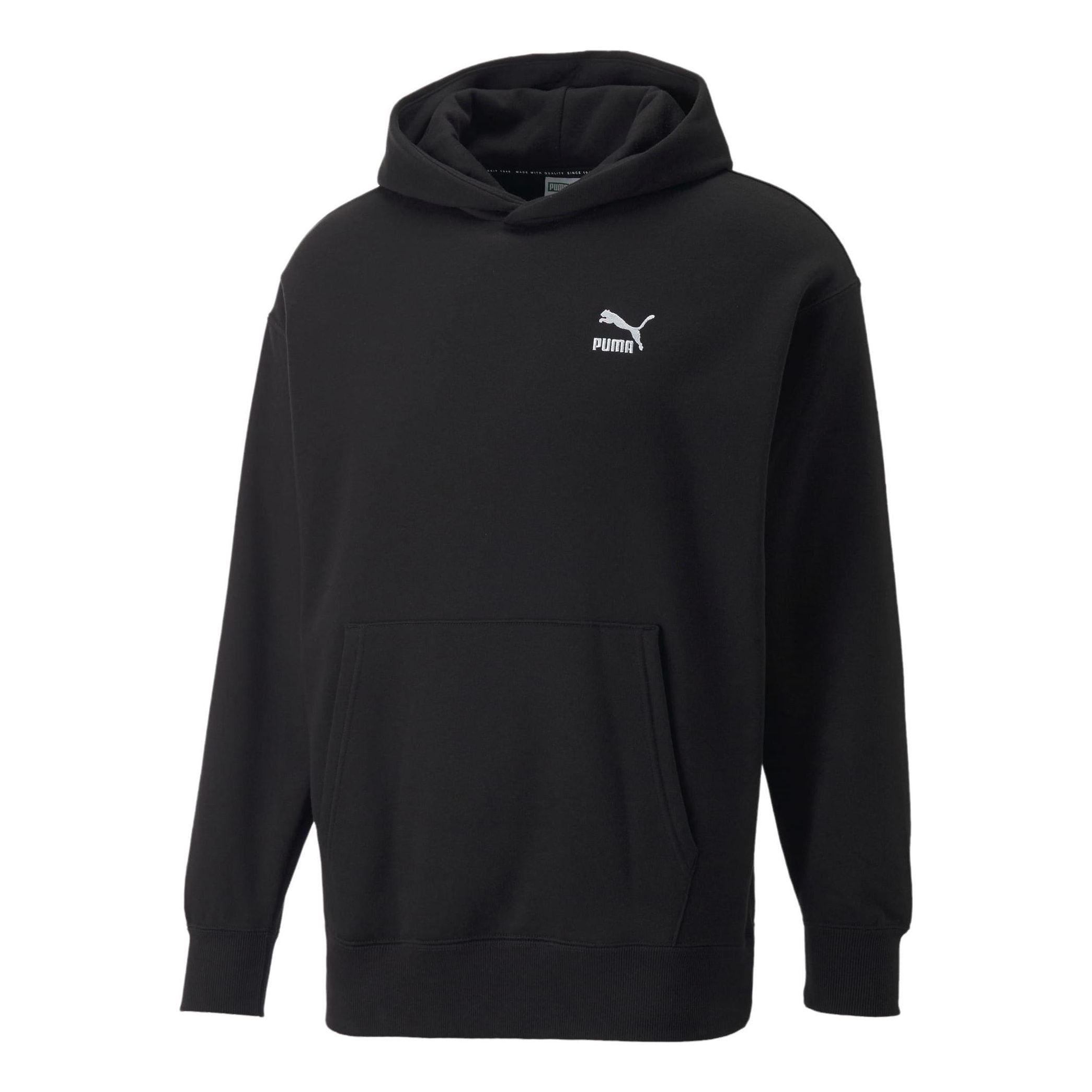 Puma Classics Relaxed Hoodie 'Black ' 536747-01 sold by KicksCrew