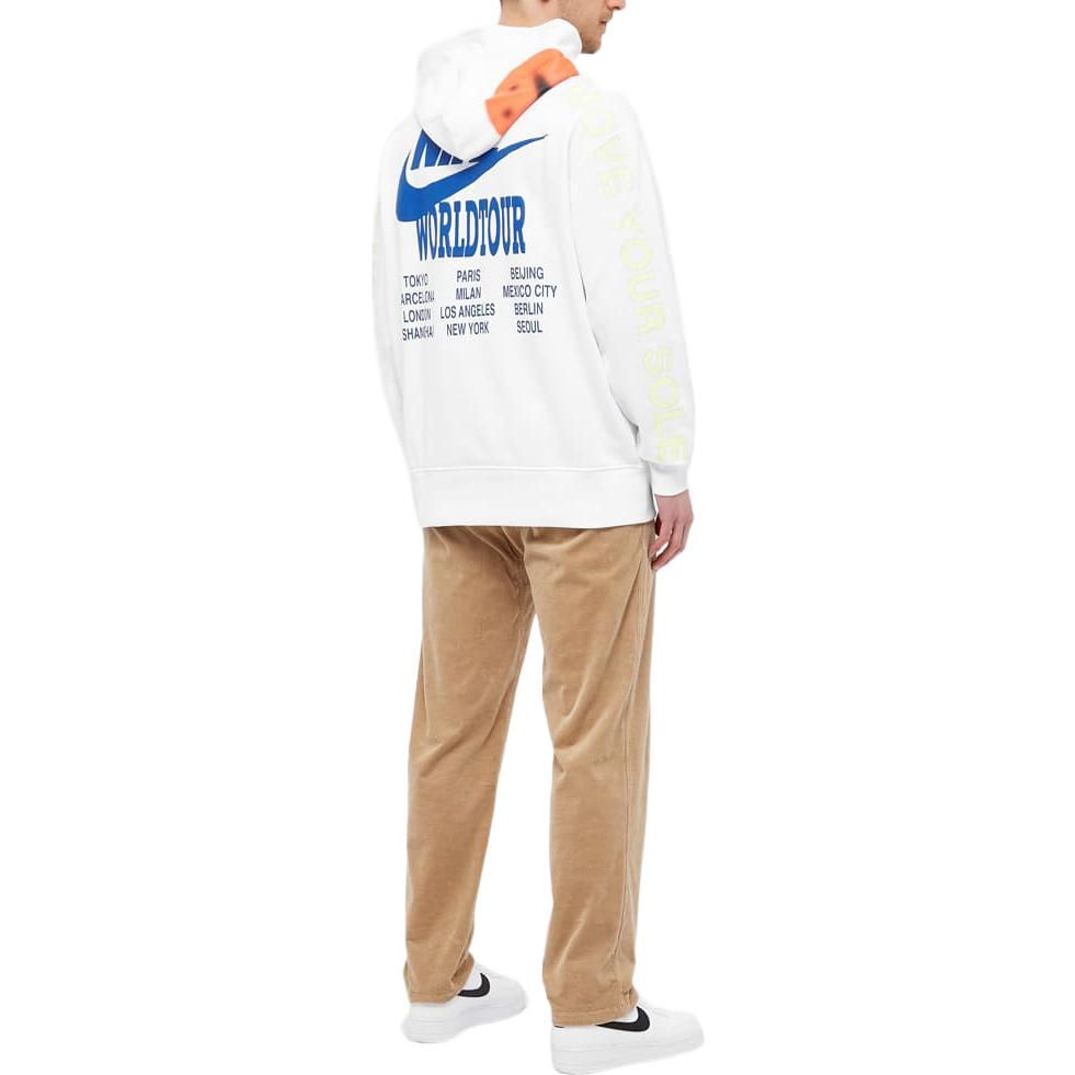 Nike Sportswear Pullover French Terry Hoodie 'White' DA0931-100 sold by KicksCrew product image thumbnail 4