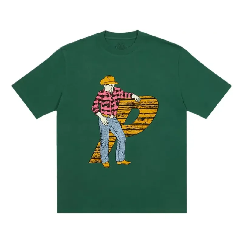 Palace FW22 Saddle Up T-Shirt 'Green' P23TS050 sold by KicksCrew