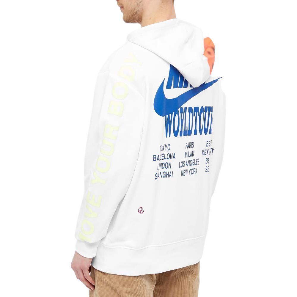 Nike Sportswear Pullover French Terry Hoodie 'White' DA0931-100 sold by KicksCrew product image thumbnail 3