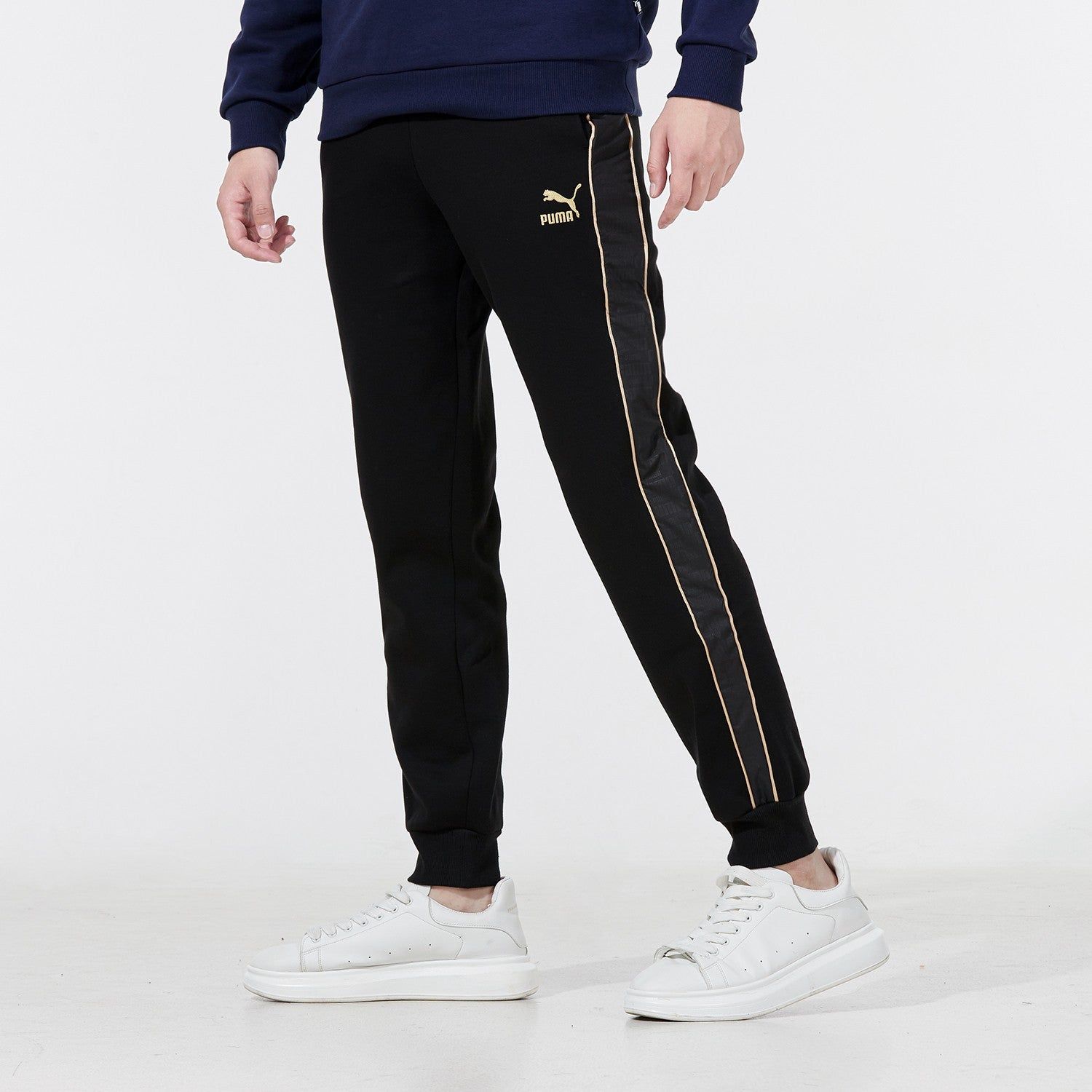 Puma Luxe Sweatpants 'Black' 534407-01 sold by KicksCrew product image thumbnail 4