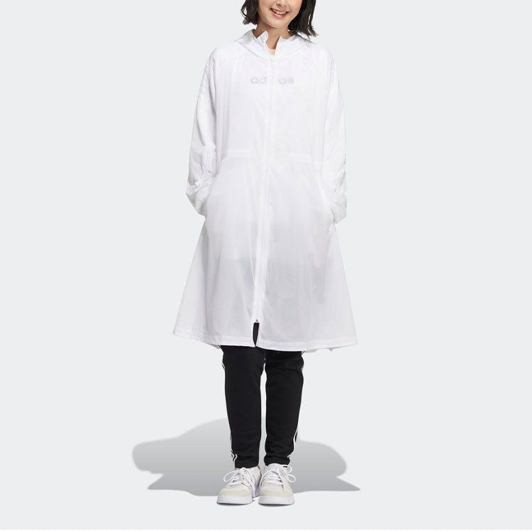 (WMNS) Adidas Neo SW Windbreaker Jackets 'White' HM7415 sold by KicksCrew product image thumbnail 2
