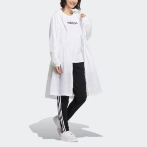 (WMNS) Adidas Neo SW Windbreaker Jackets 'White' HM7415 sold by KicksCrew