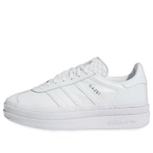 (WMNS) adidas Gazelle Bold 'Triple White' IE5130 sold by KicksCrew
