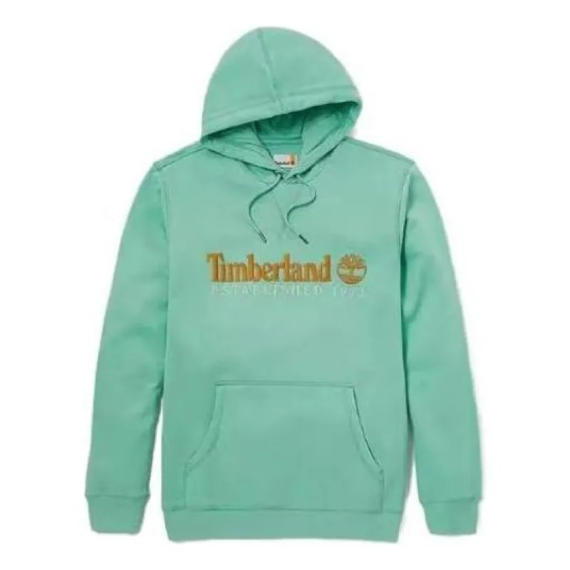 Timberland 50th Anniversary Drawstring Hoodie 'Teal' A2E2C-ED4 made by Timberland