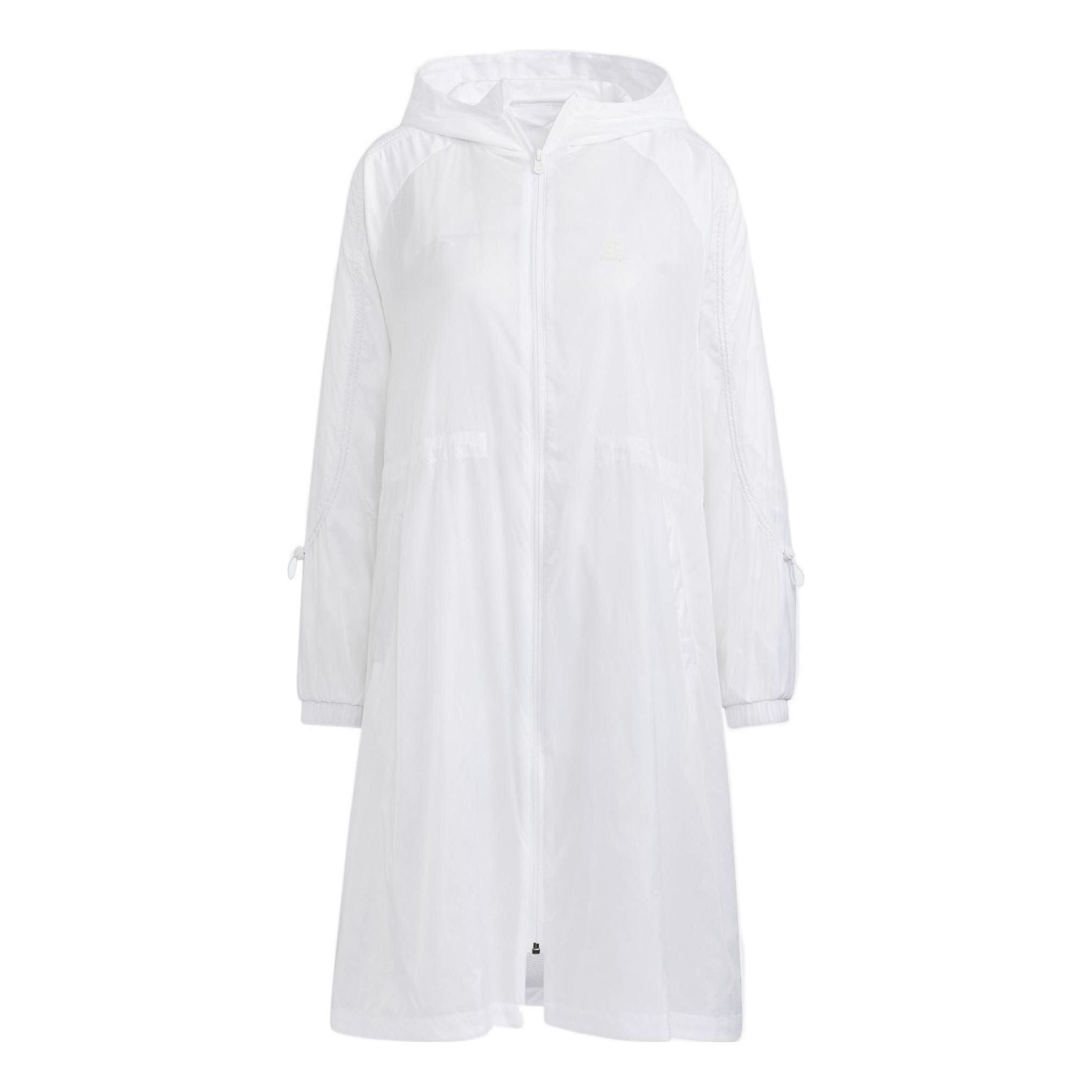 (WMNS) Adidas Neo SW Windbreaker Jackets 'White' HM7415 sold by KicksCrew