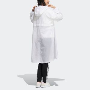(WMNS) Adidas Neo SW Windbreaker Jackets 'White' HM7415 sold by KicksCrew