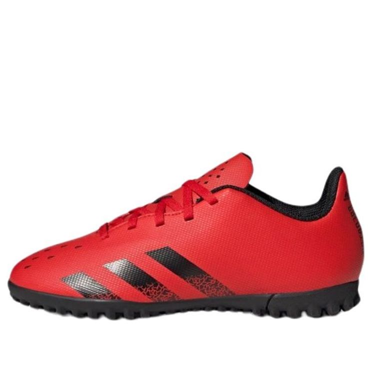 (PS) adidas Predator Freak.4 Turf 'Red Black' FY6342 sold by KicksCrew