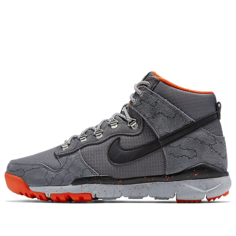 Nike x Poler Dunk High OMS 'Dark Grey Orange' 806335-008 sold by KicksCrew