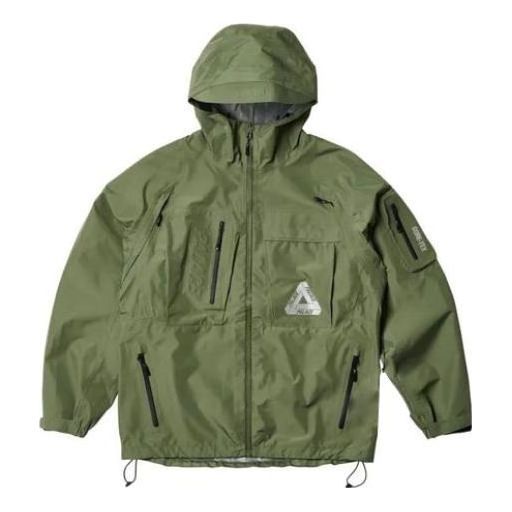 Palace GORE-TEX Cargo Jacket 'Olive' P23JK009 sold by KicksCrew
