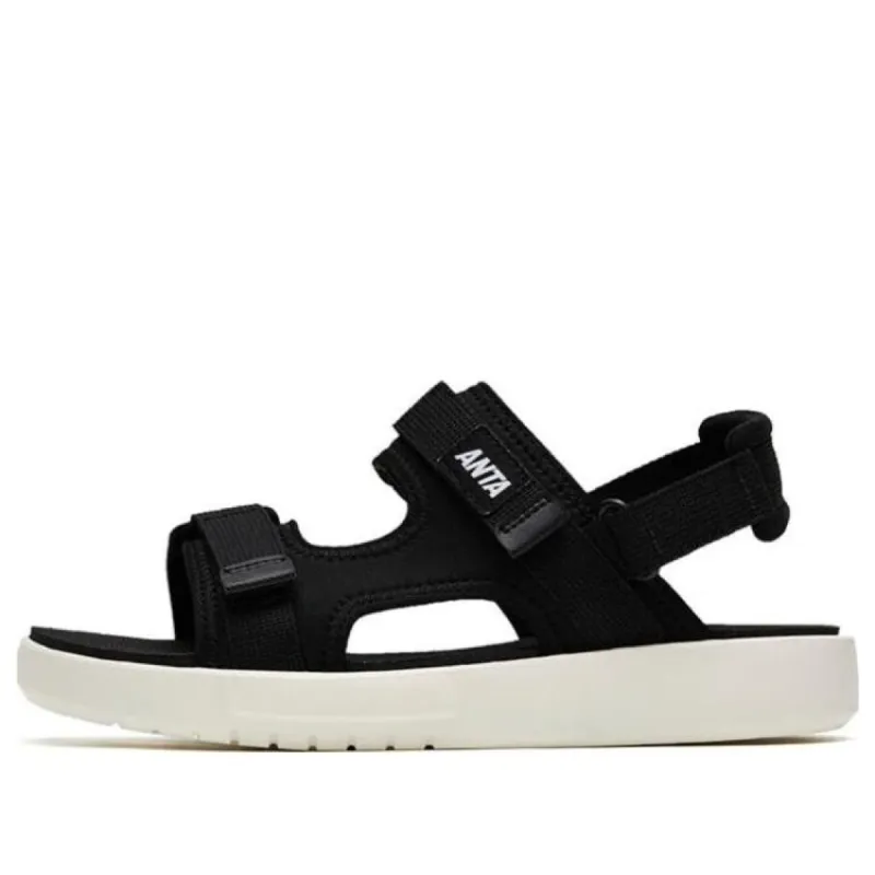 (WMNS) ANTA Sporty Sandals 'Black' 122338505-1 sold by KicksCrew