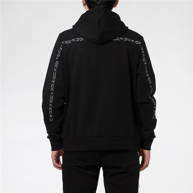 Puma Elevate Hooded Full-Zip Jacket 'Black White' 531071-01 sold by KicksCrew product image thumbnail 4