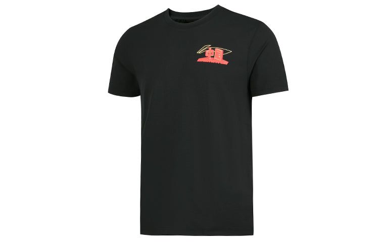 Li-Ning Badminton Graphic Quick-Drying T-shirt 'Black' AHSR569-1 sold by KicksCrew product image thumbnail 3