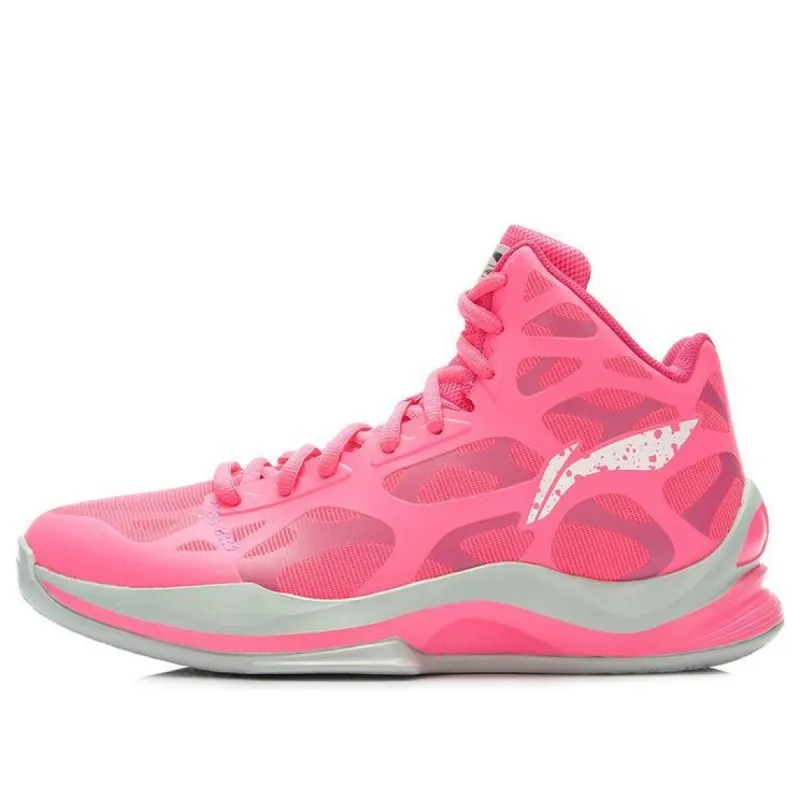 Li-Ning Sonic 3 BB Lite High 'Pink Grey' ABPK021-5 sold by KicksCrew