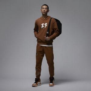 Air Jordan Flight MVP Fleece Pullover Hoodie 'Light British Tan' FQ1871-281 sold by KicksCrew