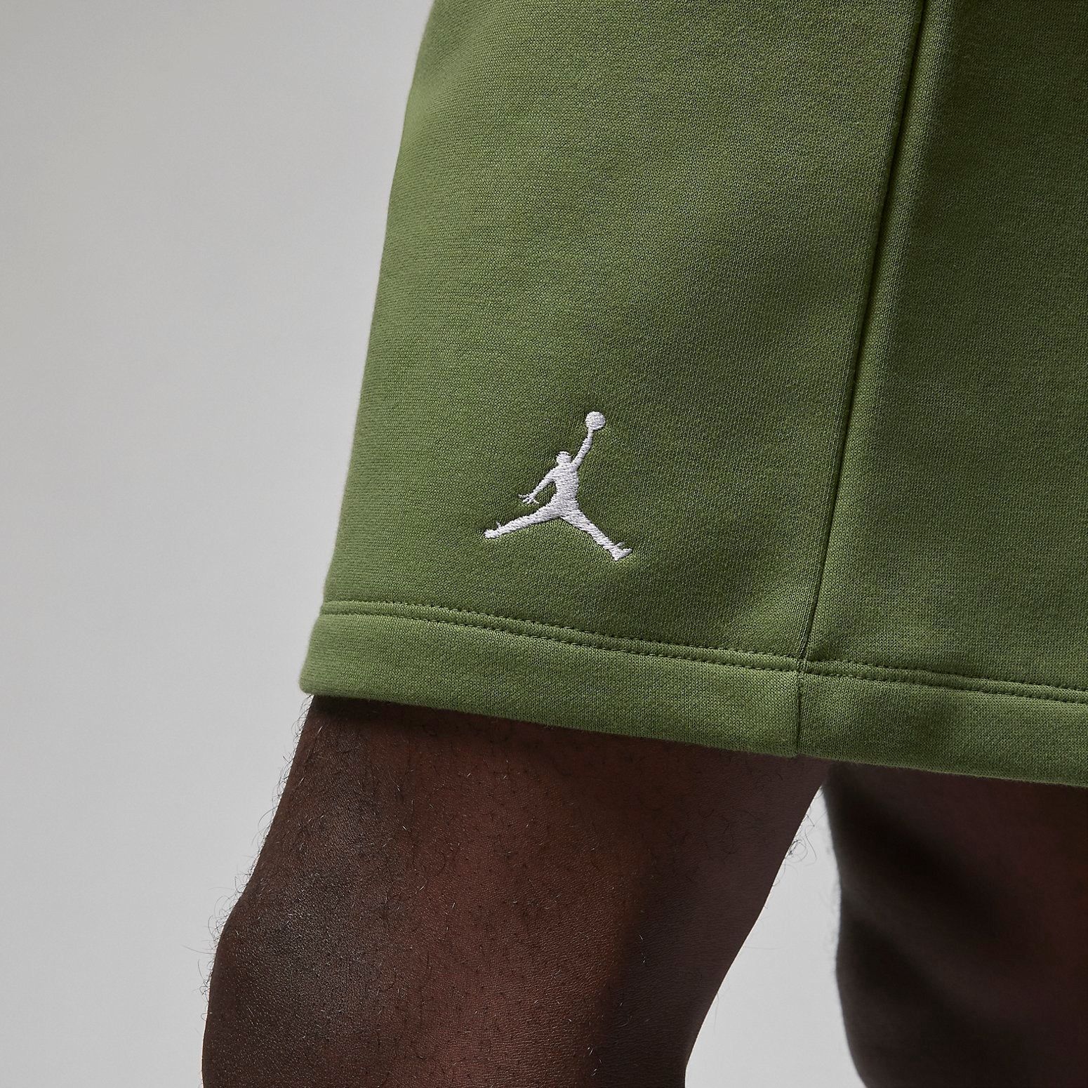Air Jordan Essentials Fleece Shorts 'Green' FJ7782-340 sold by KicksCrew product image thumbnail 3