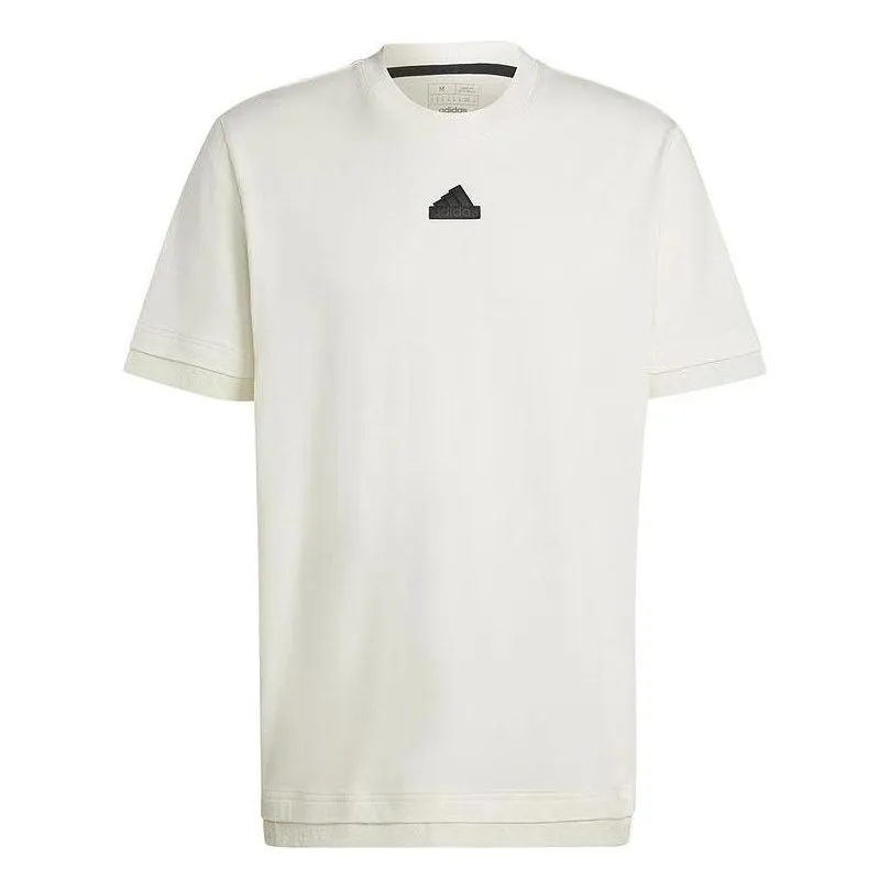 adidas City Escape Logo T-shirt 'White' IR5173 sold by KicksCrew