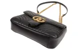 (WMNS) Gucci Marmont Medium Matelasse Shoulder Bag 'Black' 443496-DTDIT-1000 sold by KicksCrew
