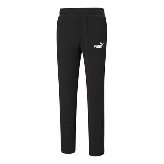 Puma Essentials Pants 'Black White' 589024-01 sold by KicksCrew