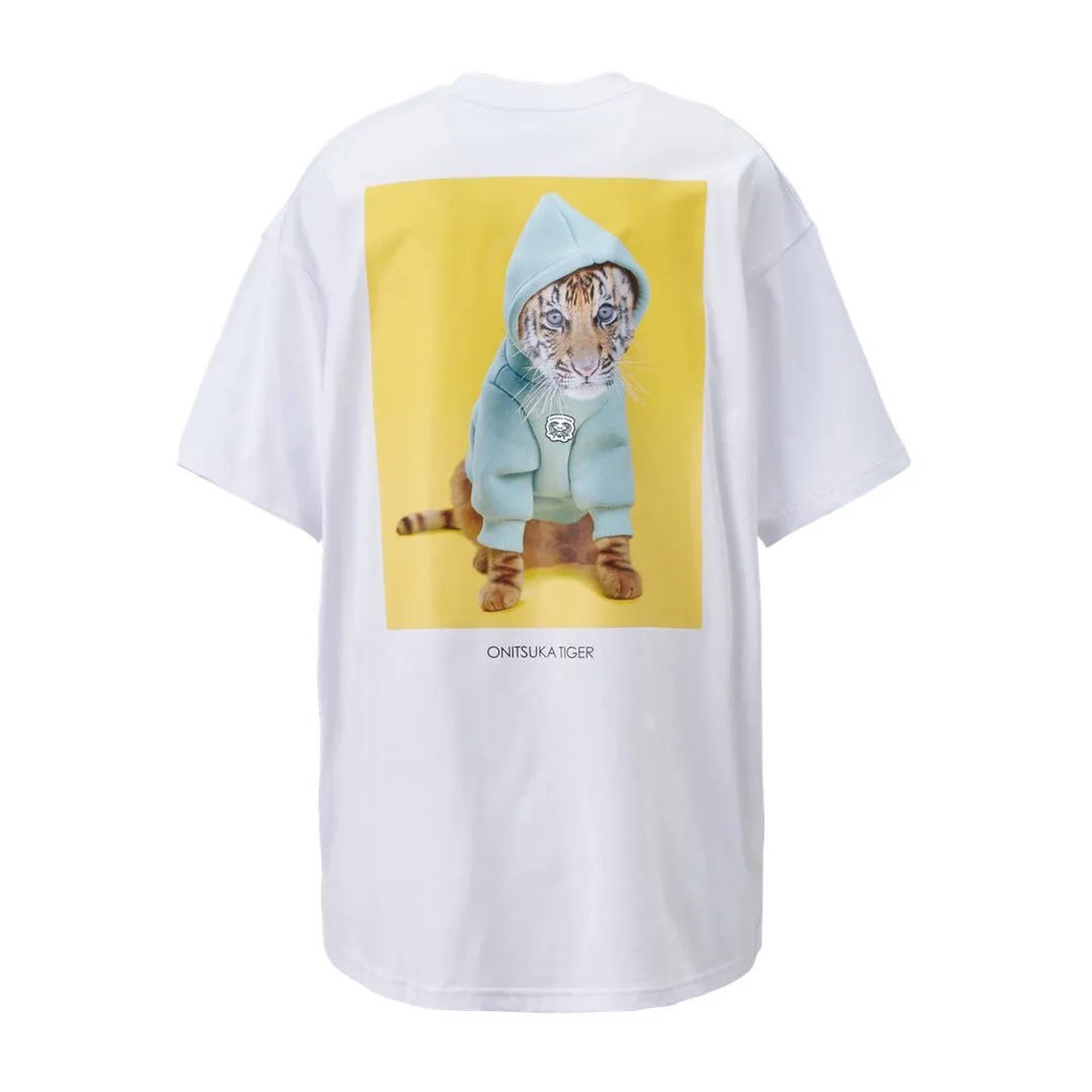 Onitsuka Tiger Graphic T-shirt 'White' 2183B310-100 sold by KicksCrew product image thumbnail 2