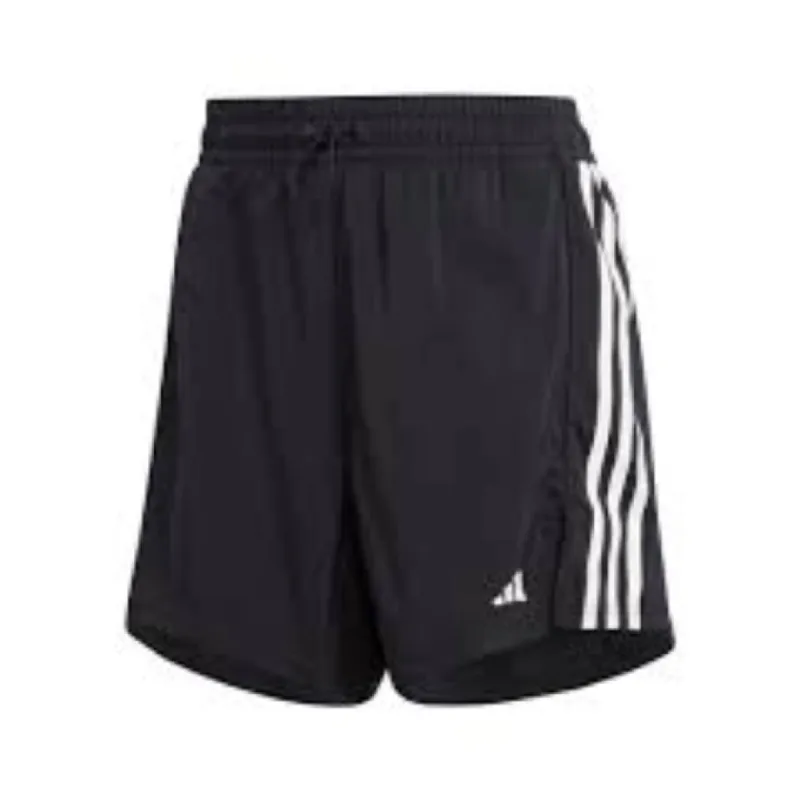 (WMNS) adidas AEROREADY Hyperglam 5-Inch Woven Shorts Asia Sizing 'Black White' IB0697 sold by KicksCrew
