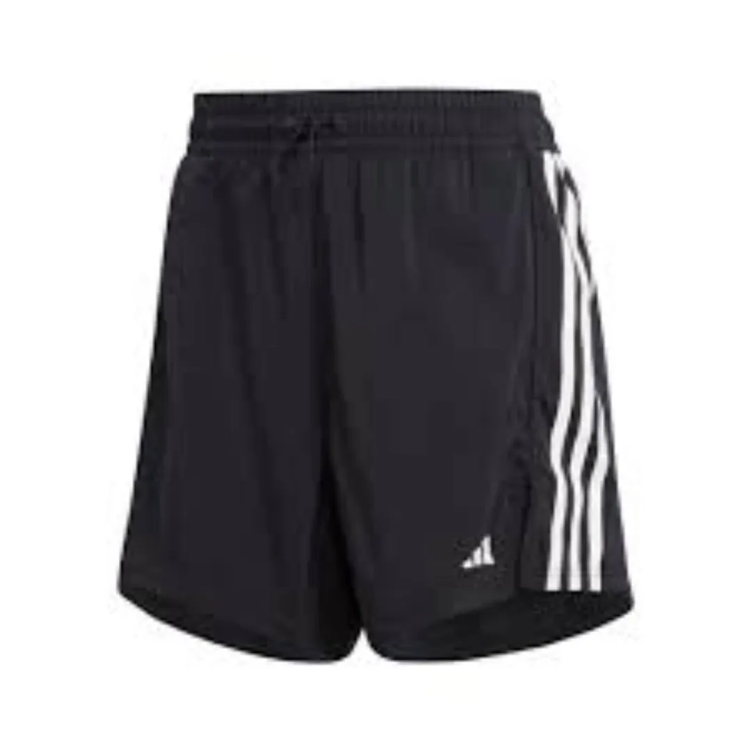 (WMNS) adidas AEROREADY Hyperglam 5-Inch Woven Shorts Asia Sizing 'Black White' IB0697 sold by KicksCrew