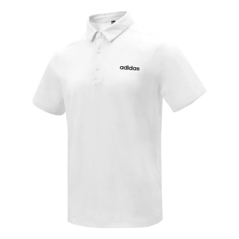 adidas D2m Elv Polo Shirt 'White' JD3200 sold by KicksCrew