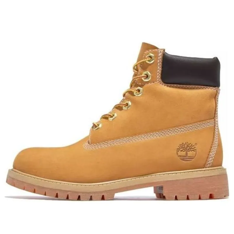 (GS) Timberland Premium 6-Inch Narrow Fit Waterproof Boots 'Wheat' 12909M sold by KicksCrew