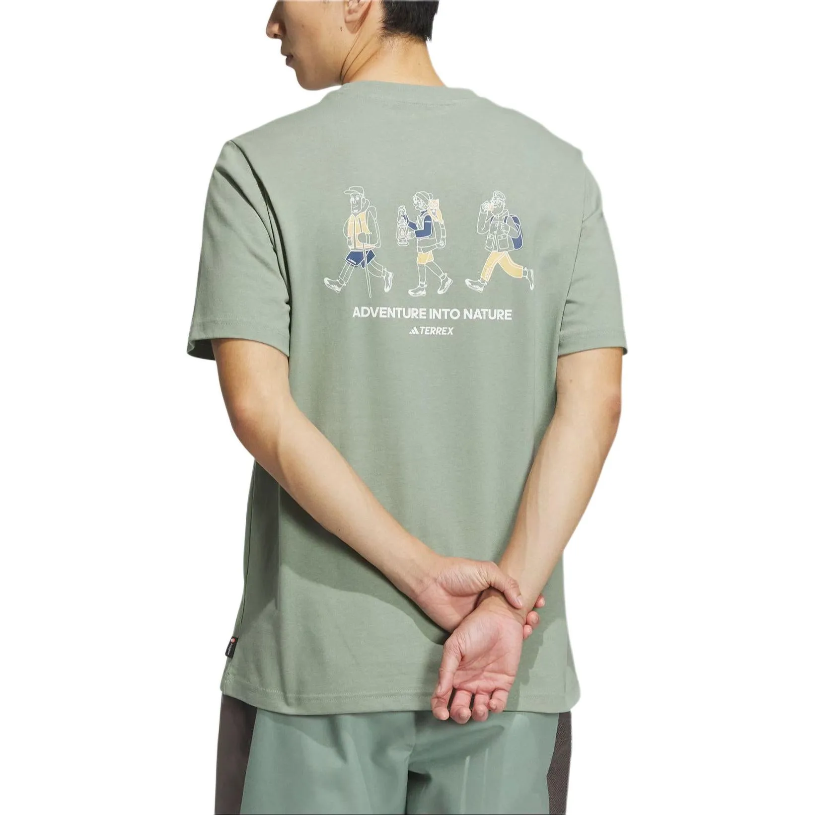 adidas Terrex Graphic T-Shirt 'Green' IS0283 sold by KicksCrew product image thumbnail 3