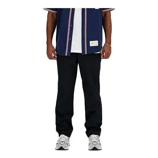 New Balance Icon Twill Tapered Pants 'Black' AMP41575-BK sold by KicksCrew