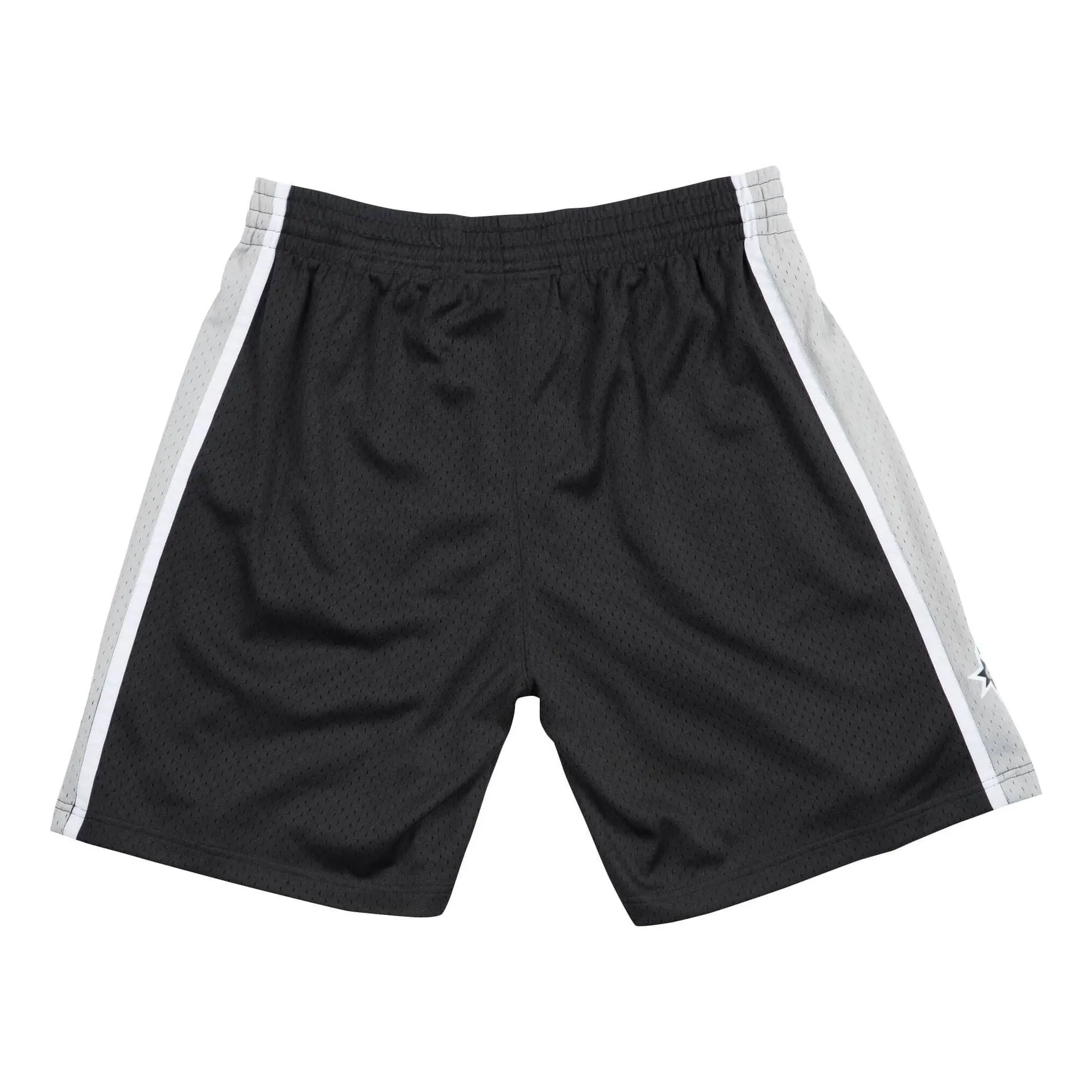 Mitchell & Ness x NBA San Antonio Spurs Road 1998-99 Swingman Shorts 'Black' SMSHGS18251-SASBLCK98 sold by KicksCrew product image thumbnail 2