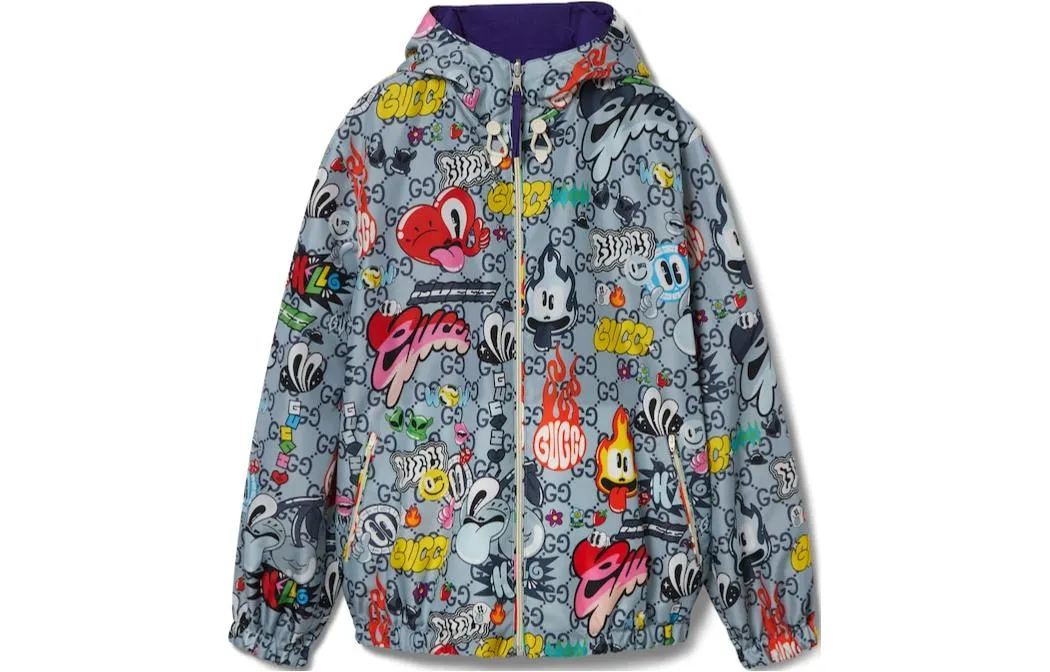 Gucci Reversible Cotton Ripstop Jacket 'Purple Multi Color' 777290-ZAQDS-5447 sold by KicksCrew product image thumbnail 2