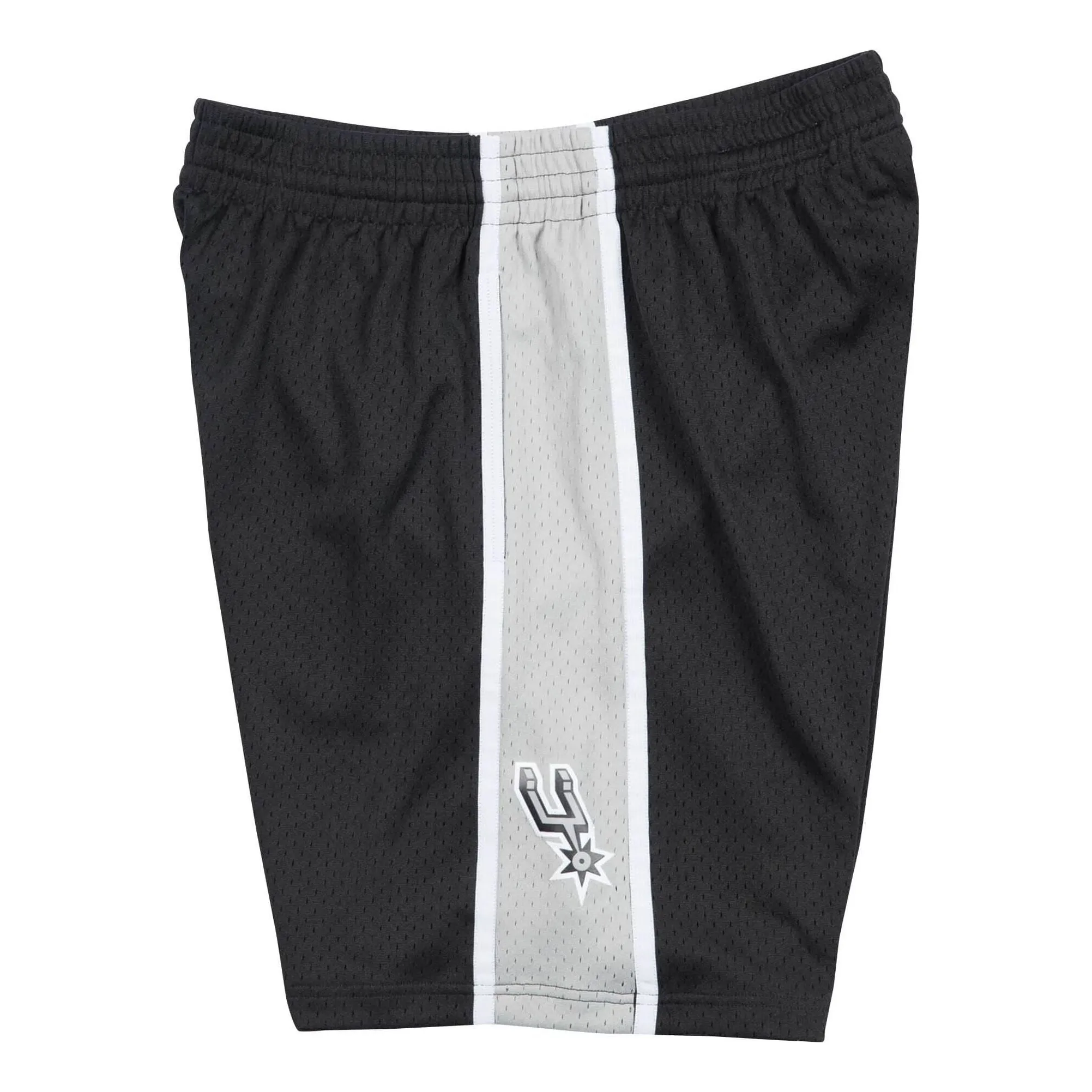 Mitchell & Ness x NBA San Antonio Spurs Road 1998-99 Swingman Shorts 'Black' SMSHGS18251-SASBLCK98 sold by KicksCrew product image thumbnail 4