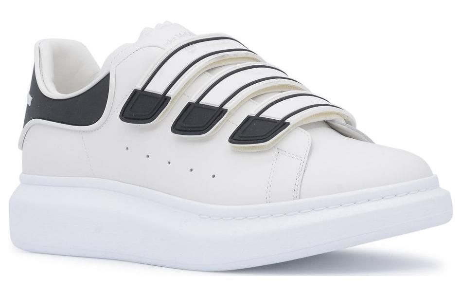 Alexander McQueen Thick-Soled Leather Sneakers 'Beige Black' 750337WIDJK9360 sold by KicksCrew product image thumbnail 2