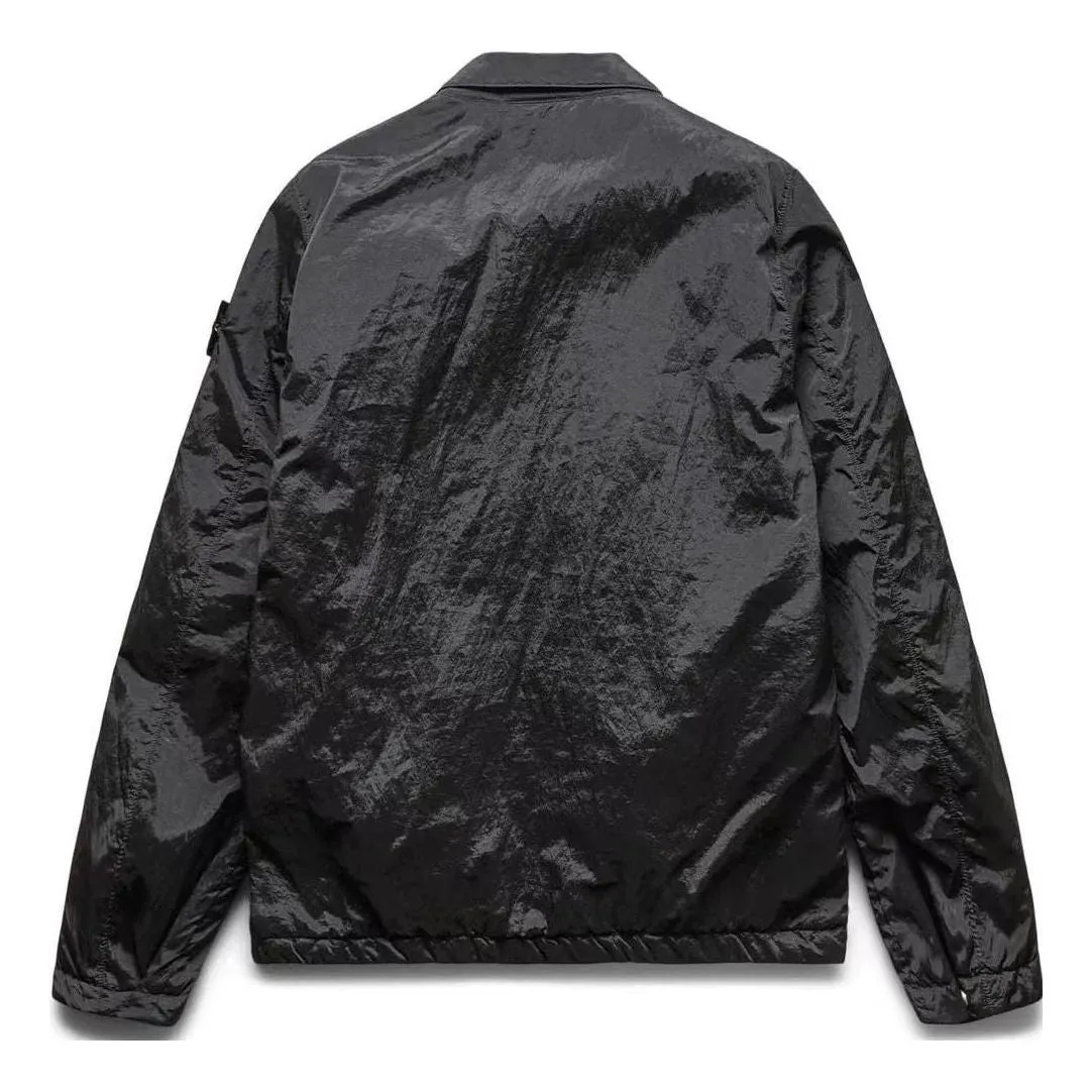 STONE ISLAND Compass Patch Zipped Jacket 'Black' 7715Q0519-V0029 sold by KicksCrew product image thumbnail 2