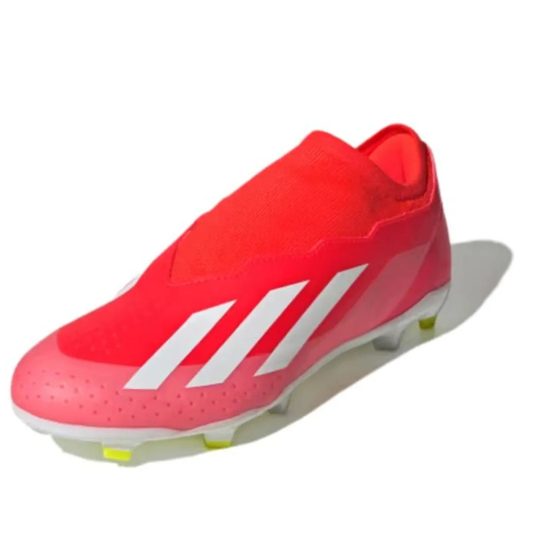 adidas X Crazyfast League Laceless Firm Ground Cleats 'Red White' IG0623 sold by KicksCrew product image thumbnail 2