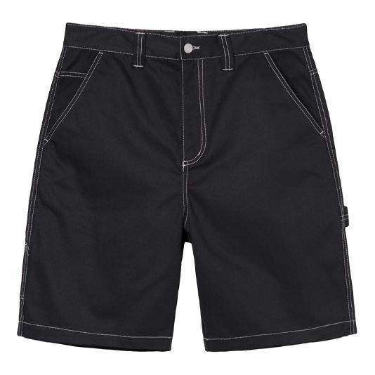 Stussy Poly Cotton Work Short 'Black' 112264 sold by KicksCrew